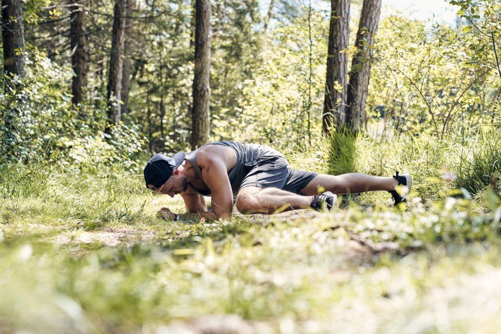 Fitnessübung Bauch